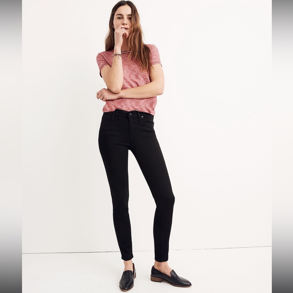 Madewell 8” Skinny Black Jeans Size 31
